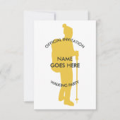 Kundengerechte gehende Party Einladung (Vorderseite)