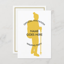 Kundengerechte gehende Party Einladung