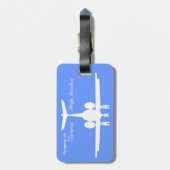 Kundengerechte Gepäckanhänger (Rückseite vertikal)