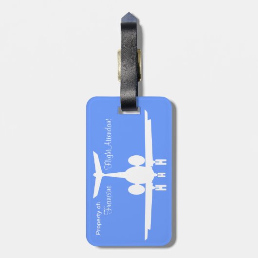 Kundengerechte Gepäckanhänger (Rückseite vertikal)