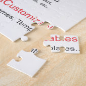 Kundengerechte Geschenk-Schablone Puzzle (Seite)