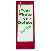 Kundengerechte Geschenk-Verpackungs-Taschen mit Geschenktüte Für Weinflaschen (Rückseite)