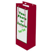 Kundengerechte Geschenk-Verpackungs-Taschen mit Geschenktüte Für Weinflaschen (Vorderseite Schrägansicht)