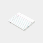 Kundengerechte gezeichnete post-it klebezettel (angewinkelt)