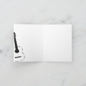 Kundengerechte Gitarren-Karte Karte (Innenseite)