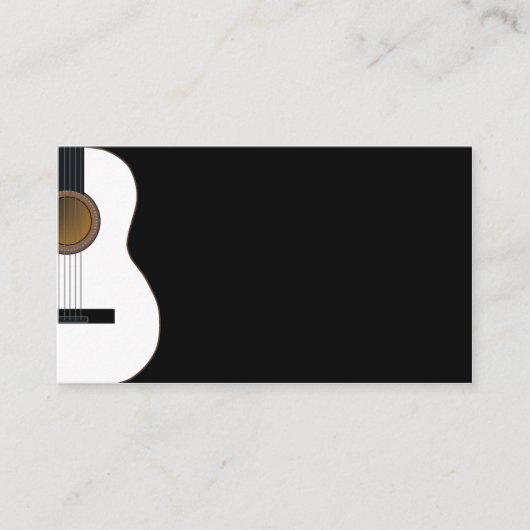 Kundengerechte Gitarren-Musikindustrie-Karte Visitenkarte (Vorderseite)