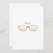 Kundengerechte Glas-und Gänseblümchen-Gruß-Karte Dankeskarte (Vorne/Hinten)