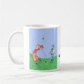 Kundengerechte Golf-Kaffee-Tasse Kaffeetasse (Links)
