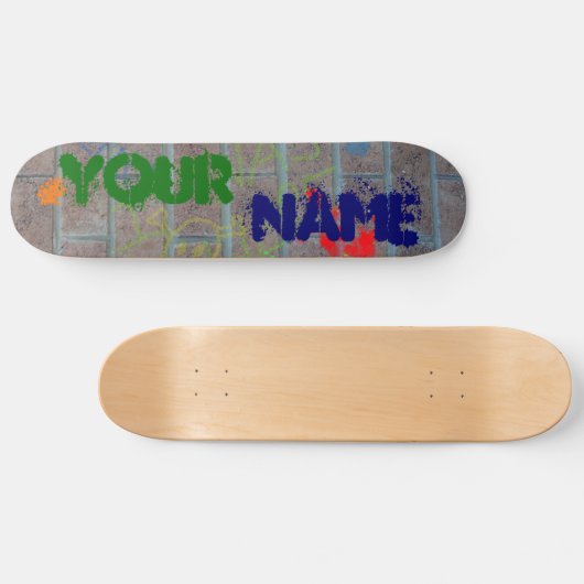 Kundengerechte Graffiti Skateboard (Horizontal)