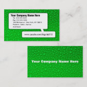 KUNDENGERECHTE grüne Visitenkarte (Vorne/Hinten)