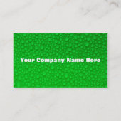 KUNDENGERECHTE grüne Visitenkarte (Rückseite)