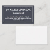 Kundengerechte Gynäkologe-Visitenkarte Visitenkarte (Vorne/Hinten)