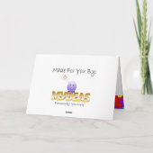 Kundengerechte Hände und Karte (Rückseite)