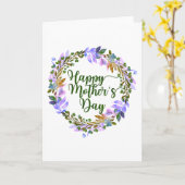 Kundengerechte handgemalte Karte der Mutter Tages (Gelbe Blume)