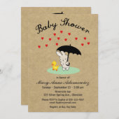 Kundengerechte Häschen-und Einladung (Vorne/Hinten)