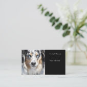 Kundengerechte Haustier-Fotografie-Visitenkarte Visitenkarte (Stehend Vorderseite)