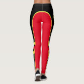 Kundengerechte helle Farbseitenband-Leggings 1 Leggings (Rückseite)