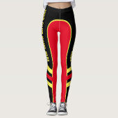 Kundengerechte helle Farbseitenband-Leggings 1 Leggings (Vorderseite)