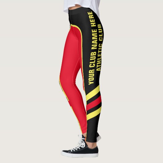 Kundengerechte helle Farbseitenband-Leggings 1 Leggings (Links)
