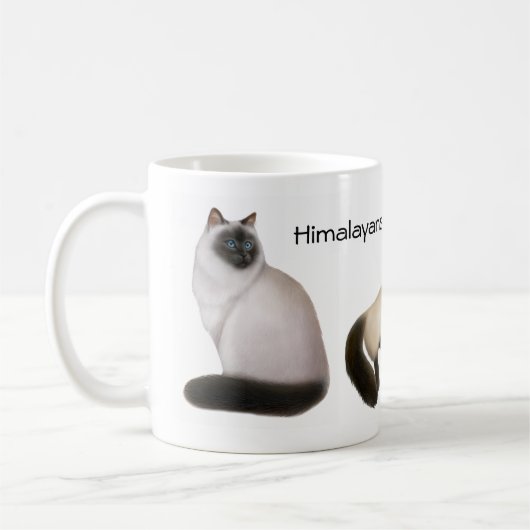 Kundengerechte Himalajakatzen-Tasse Kaffeetasse (Links)