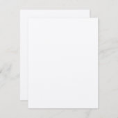 Kundengerechte Hochzeits-Einladungs-Set-Mitteilung Einladung (Vorne/Hinten)