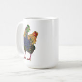 Kundengerechte Huhn-Dame - 15 Unze. Tasse (Vorderseite Links)