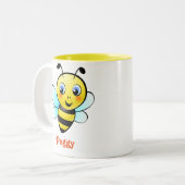 Kundengerechte Hummel Zweifarbige Tasse (Vorderseite Links)