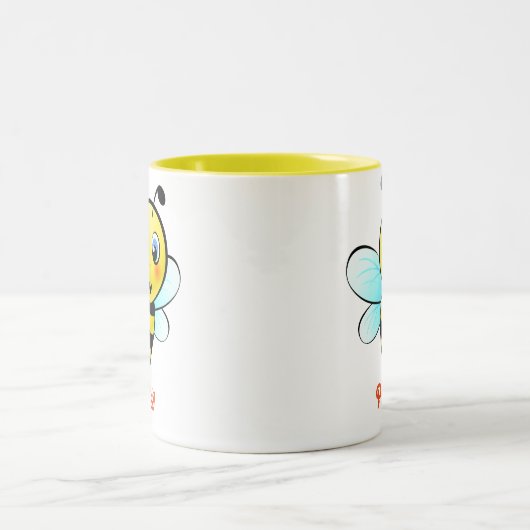 Kundengerechte Hummel Zweifarbige Tasse (Mittel)