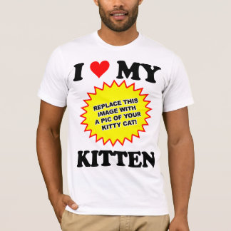KUNDENGERECHTE i-Liebe mein Kätzchen T-Shirt