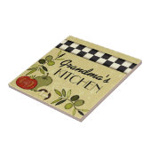 Kundengerechte karierte Küchenwandplakette Fliese (Seite)