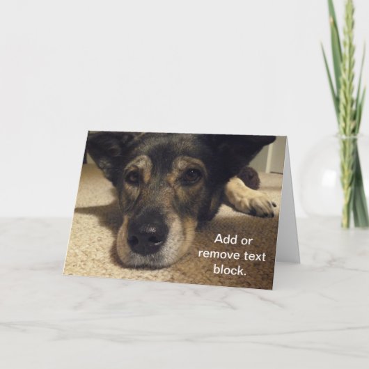 Kundengerechte Karte (Vorderseite)