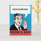 Kundengerechte Karte George W. Bush (Yellow Flower)