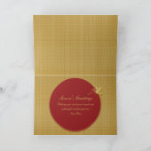 Kundengerechte Karten der Grüße der Jahreszeit (Innenseite)