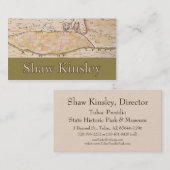 Kundengerechte Kinsley Geschäfts-Karte Visitenkarte (Vorne/Hinten)