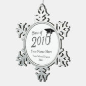 Kundengerechte Klasse von 2016 Schneeflocken Zinn-Ornament (Rechts)