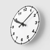 Kundengerechte Küchen-Wanduhr mit Zahlen Runde Wanduhr (Winkel)
