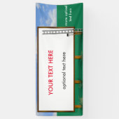 KUNDENGERECHTE LANDSTRASSEN-ANSCHLAGTAFEL 2,5 x 6 Banner (Vertikal)