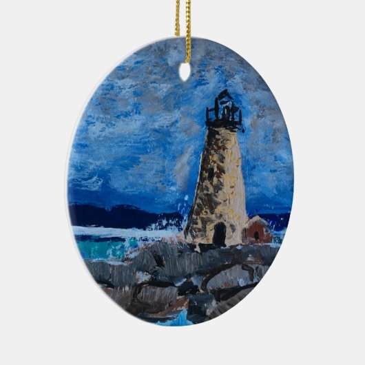 Kundengerechte Leuchtturm-Malerei-Verzierung Keramikornament (Rechts)