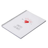 Kundengerechte Liebe-Anmerkungen Notizblock (Linke Seite)