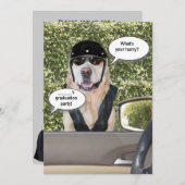 Kundengerechte lustige Abschluss-Party Einladung (Vorne/Hinten)