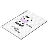 Kundengerechte Mädchen des niedlichen kawaii Notizblock (Linke Seite)