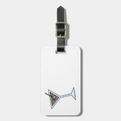 Kundengerechte MARTINI-KUNST-GEPÄCKANHÄNGER Gepäckanhänger (Vorderseite vertikal)