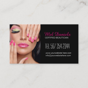 Kundengerechte Maskenbildner-Visitenkarte Visitenkarte