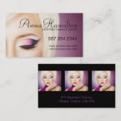 Kundengerechte Maskenbildner-Visitenkarte Visitenkarte (Vorne/Hinten)