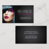 Kundengerechte Maskenbildner-Visitenkarte Visitenkarte (Vorne/Hinten)