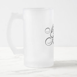 Kundengerechte mattierte mattglas bierglas