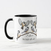 Kundengerechte Menge der Chickadees-Tasse Tasse (Links)