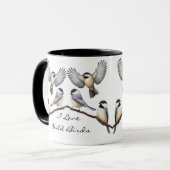 Kundengerechte Menge der Chickadees-Tasse Tasse (Vorderseite Links)