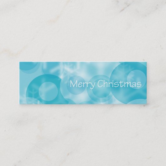 Kundengerechte Minifeiertags-Karte Mini Visitenkarte (Vorderseite)