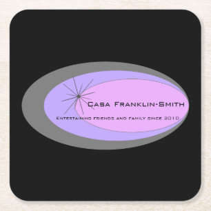 Kundengerechte Mitte des Jahrhunderts modern Rechteckiger Pappuntersetzer